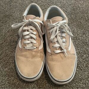 Vans Old Skool Cornstalk True White Suede Canvas Size 7 woman’s